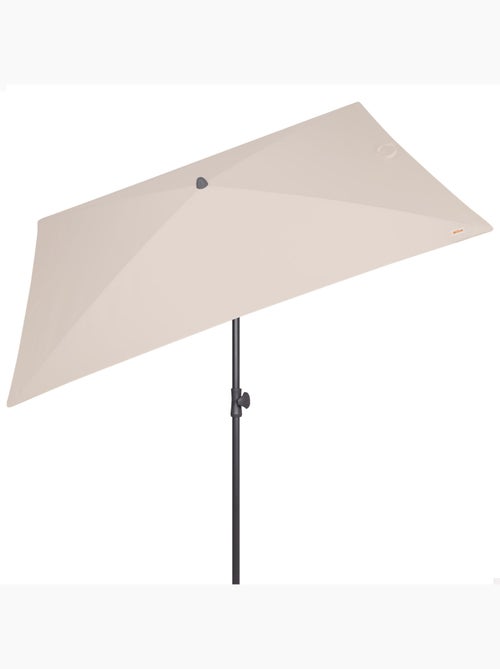 Aktive guarda-sol retangular basculante de jardim 200x125 cm creme uv30 - Kiabi