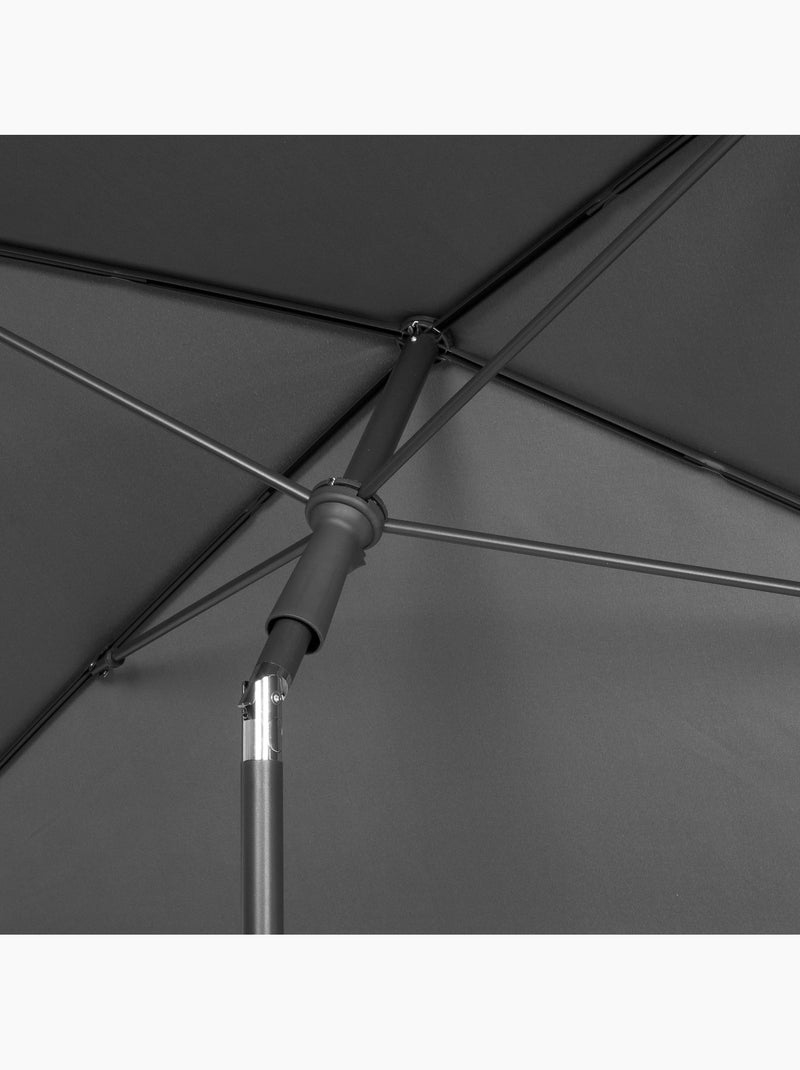 Aktive guarda-sol retangular inclinável cor antracite 200x125 cm uv30 Cinza-cinza antracite cinza - Kiabi