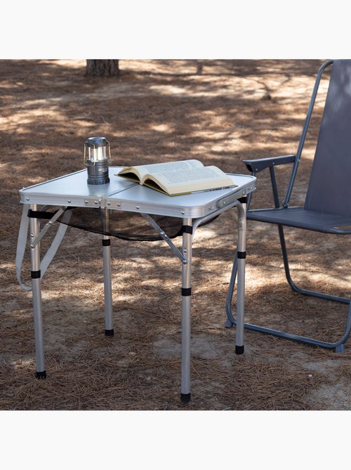 Aktive mesa de acampamento dobrável bege antiderrapante com rede de apoio - Kiabi