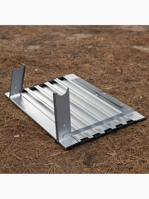 Aktive mesa de acampamento dobrável pequena de alumínio ultraleve de 55x41x20 cm - Kiabi