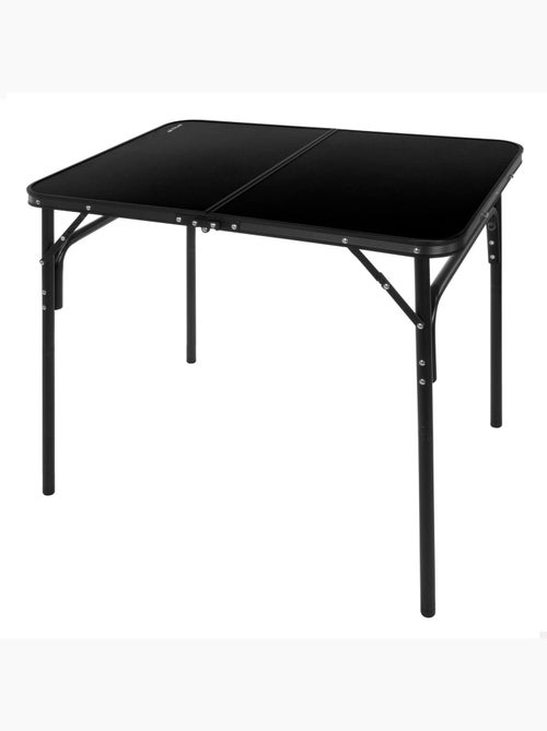 Aktive mesa de acampamento dobrável preta antiderrapante com sistema de nivelamento - Kiabi
