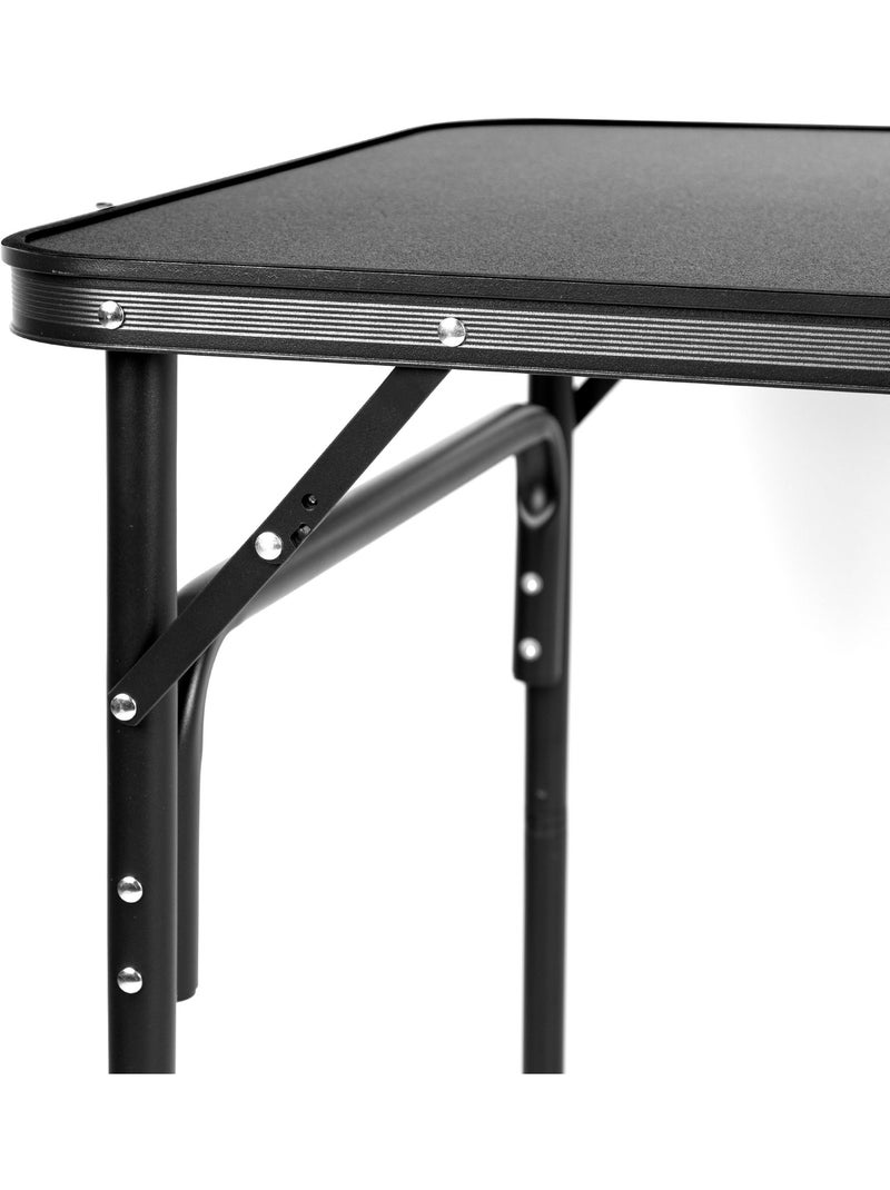 Aktive mesa de acampamento dobrável preta antiderrapante com sistema de nivelamento Preto - Kiabi