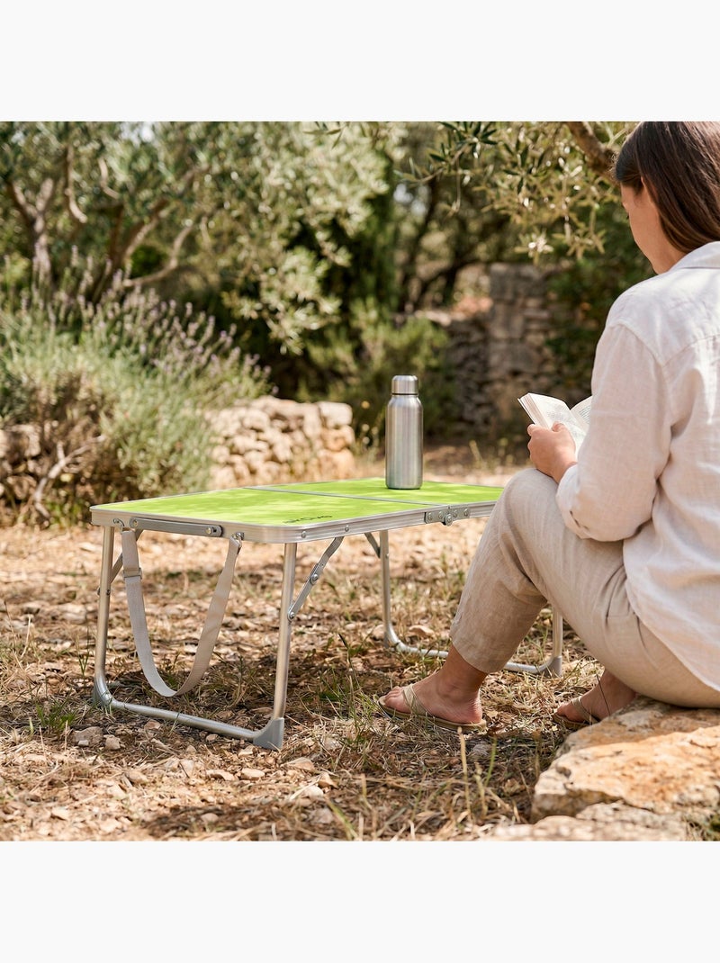 Aktive mesa de camping dobrável verde com alça 60x40x25 cm Verde - Kiabi