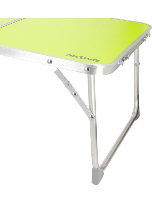 Aktive mesa de camping dobrável verde com alça 60x40x25 cm - Kiabi