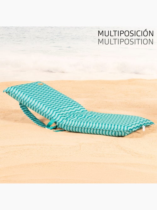 Aktive pack 2 cadeiras praia baixas com múltiplas posições 40x48x56 cm bolso traseiro - Kiabi Aktive pack 2 cadeiras praia baixas com múltiplas posições 40x48x56 cm bolso traseiro - Kiabi