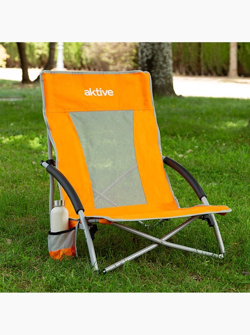 Aktive pack de 4 cadeiras de campismo baixas dobráveis 50x51x67 cm com porta-copos - Kiabi Aktive pack de 4 cadeiras de campismo baixas dobráveis 50x51x67 cm com porta-copos - Kiabi