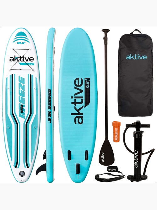 Aktive prancha de stand up paddle inflável para iniciantes, 10,6'' - Kiabi