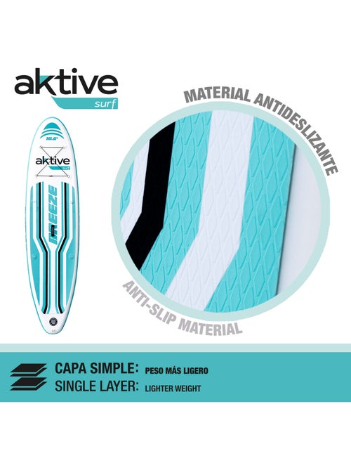 Aktive prancha de stand up paddle inflável para iniciantes, 10,6'' - Kiabi