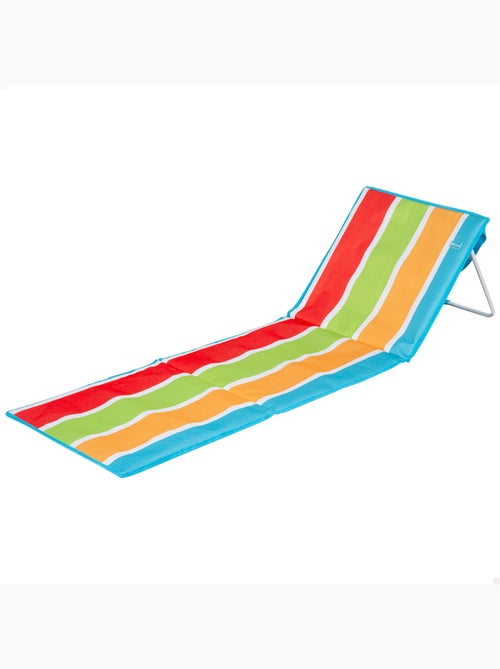 Aktive tapete de praia com encosto reclinável multicolorido - Kiabi Aktive tapete de praia com encosto reclinável multicolorido - Kiabi