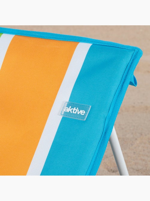 Aktive tapete de praia com encosto reclinável multicolorido - Kiabi Aktive tapete de praia com encosto reclinável multicolorido - Kiabi