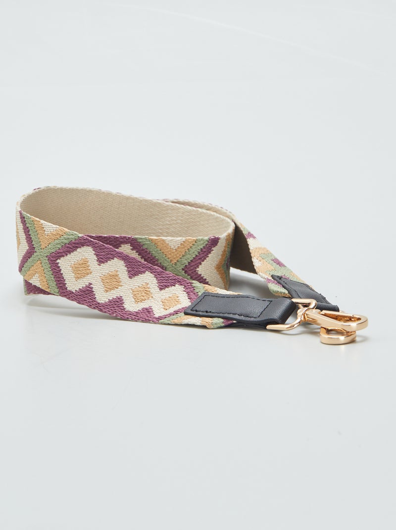 Alça de saco amovível estampado CAQUI - Kiabi