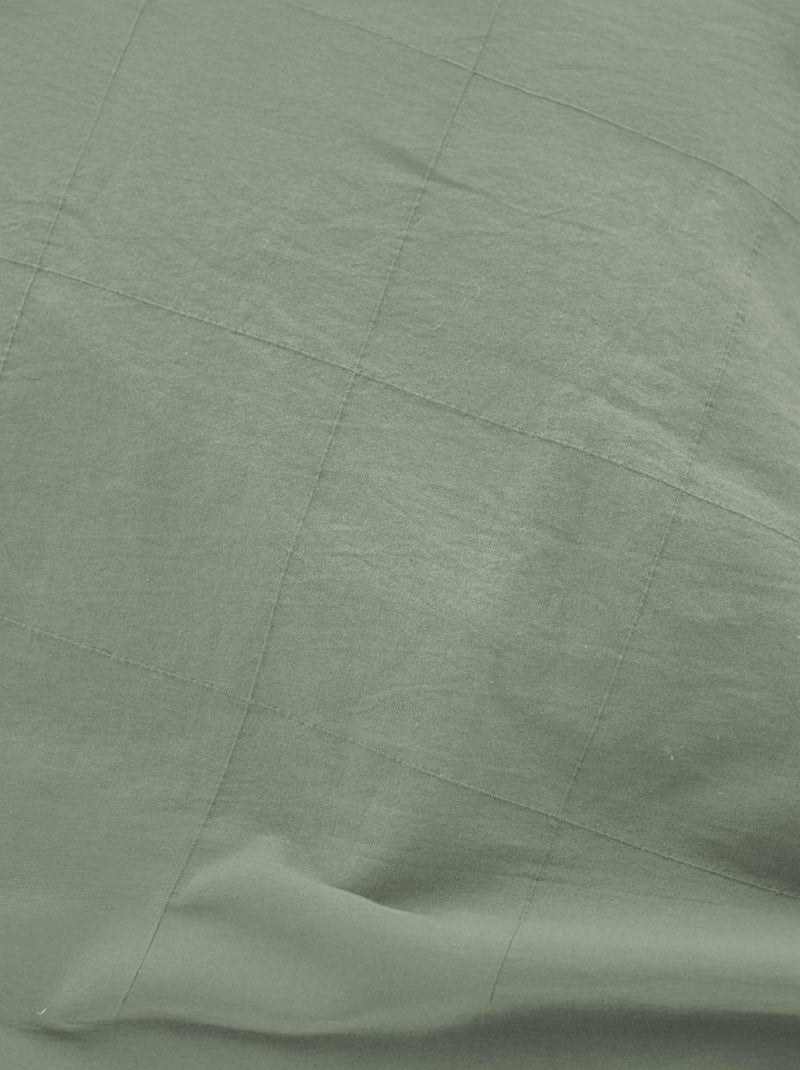 Algodão linella ivoire douceur d'intérieur Verde sálvia - Kiabi