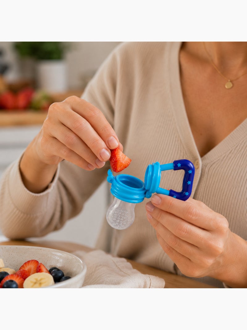 Alimentador evolutivo em silicone Azul - Kiabi