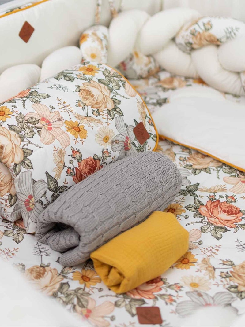 Almofada bebê plana e reversível em algodão | sevira kids Multicolorido - Kiabi