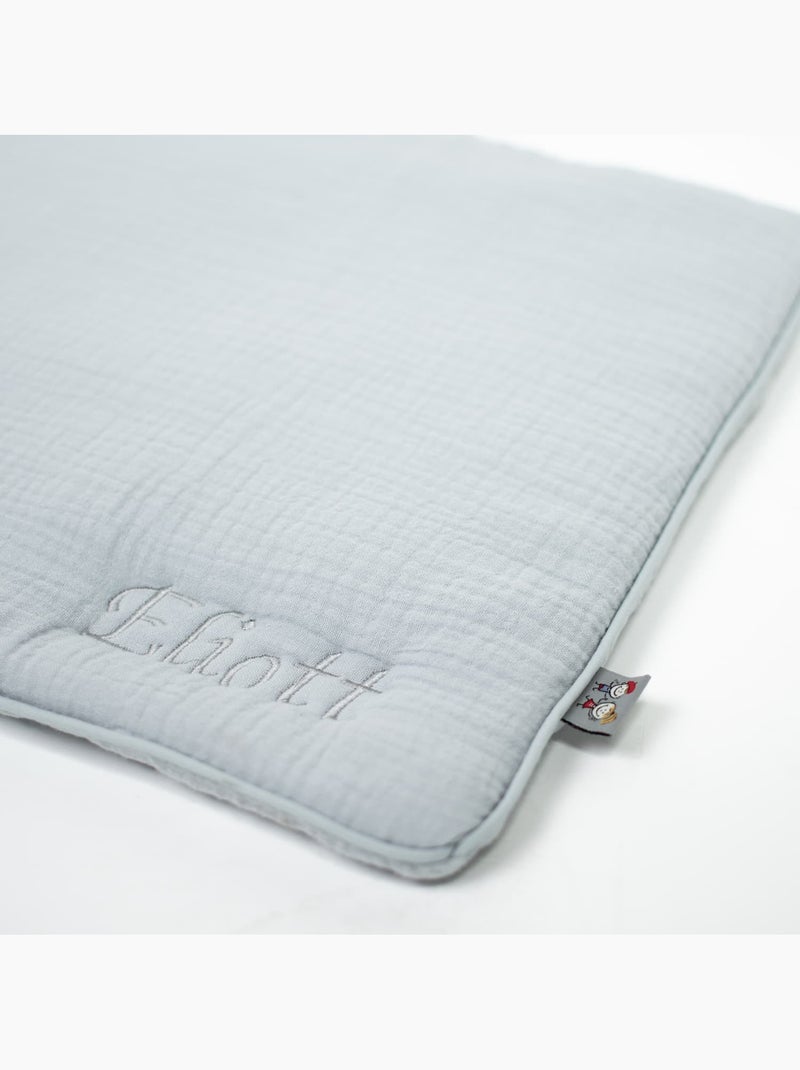 Almofada bebê plana e reversível em gaze de algodão | sevira kids Branco - Kiabi