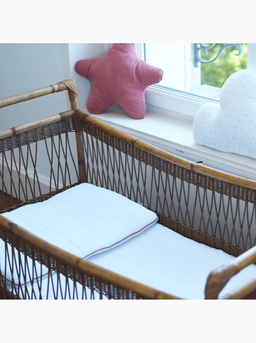 Almofada bebê plana e reversível em gaze de algodão | sevira kids - Kiabi