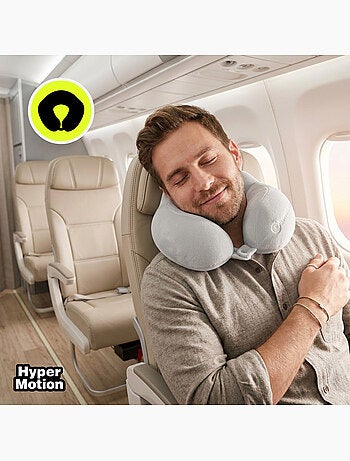 Almofada cervical hypermotion para viagens com suporte ergonómico de 360°