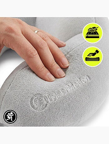 Almofada cervical hypermotion para viagens com suporte ergonómico de 360°