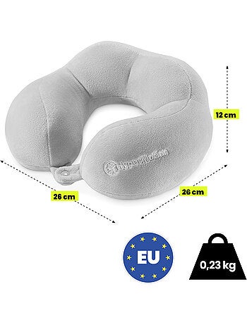 Almofada cervical hypermotion para viagens com suporte ergonómico de 360°
