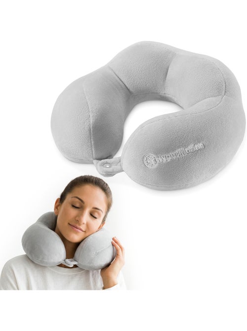 Almofada cervical hypermotion para viagens com suporte ergonómico de 360° - Kiabi Almofada cervical hypermotion para viagens com suporte ergonómico de 360° - Kiabi