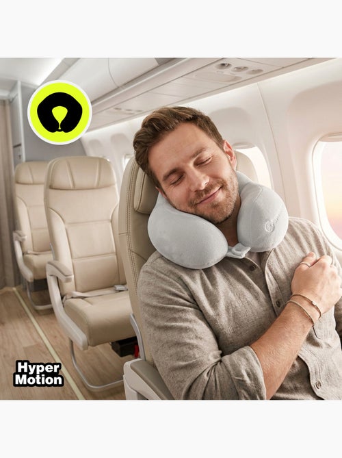 Almofada cervical hypermotion para viagens com suporte ergonómico de 360° - Kiabi Almofada cervical hypermotion para viagens com suporte ergonómico de 360° - Kiabi