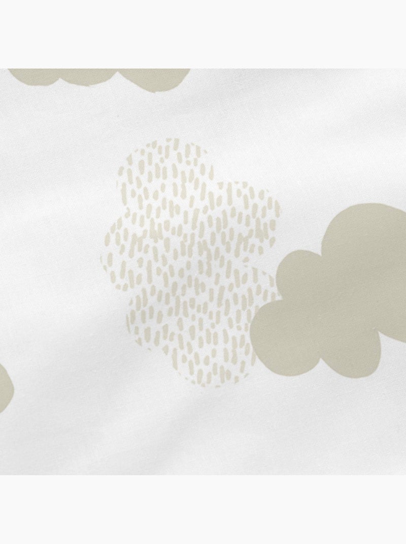 Almofada Clouds "Happyfriday" Bege - Kiabi