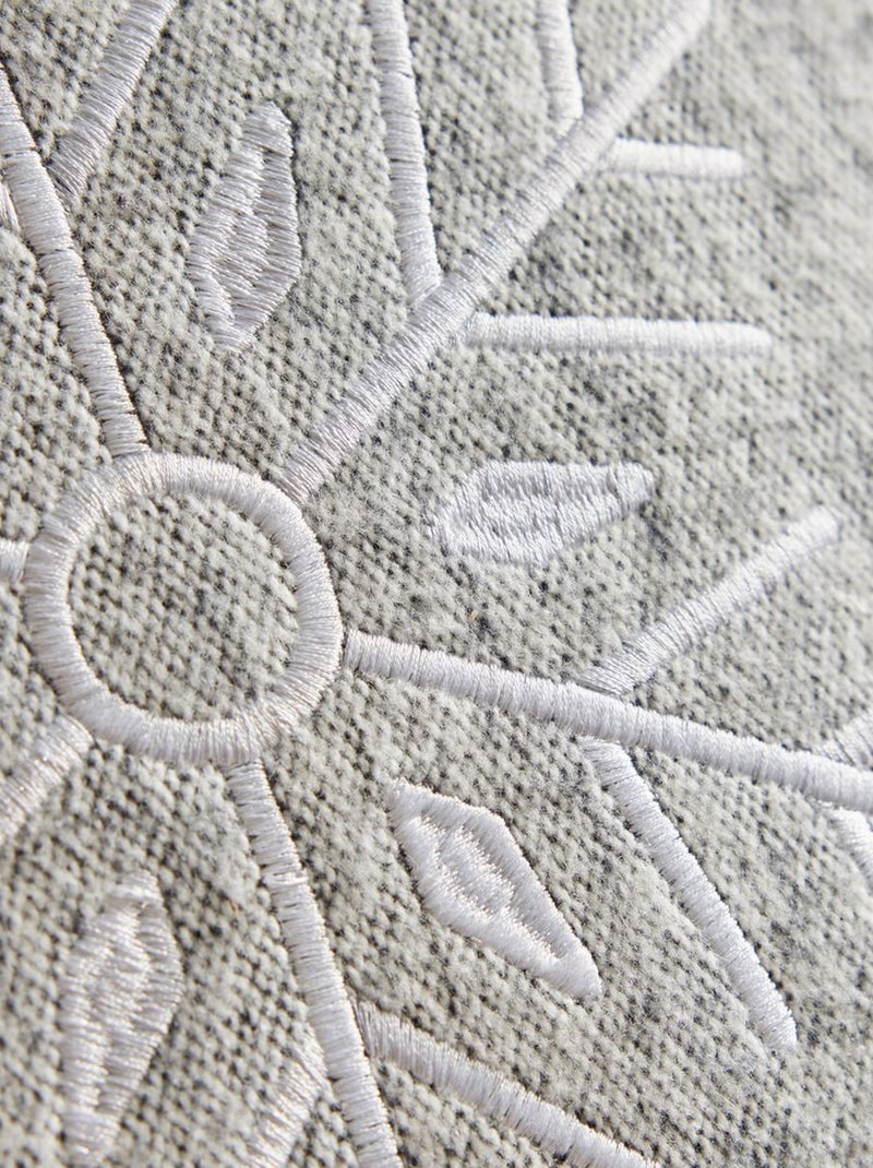 Almofada com bordado CINZA - Kiabi