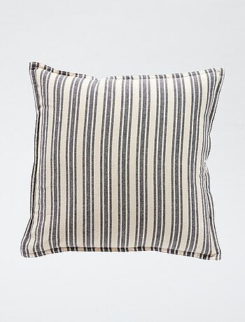 Almofada com estampado às riscas