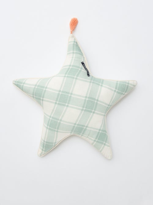 Almofada coração em gaze de algodão (50 x 45 cm) - Kiabi Almofada coração em gaze de algodão (50 x 45 cm) - Kiabi