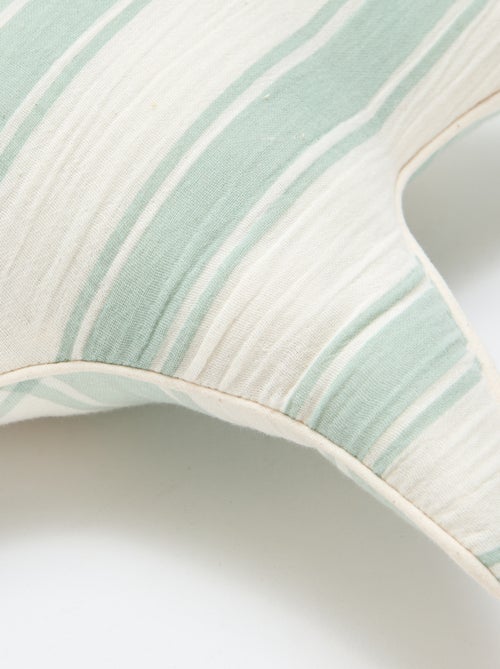 Almofada coração em gaze de algodão (50 x 45 cm) - Kiabi Almofada coração em gaze de algodão (50 x 45 cm) - Kiabi