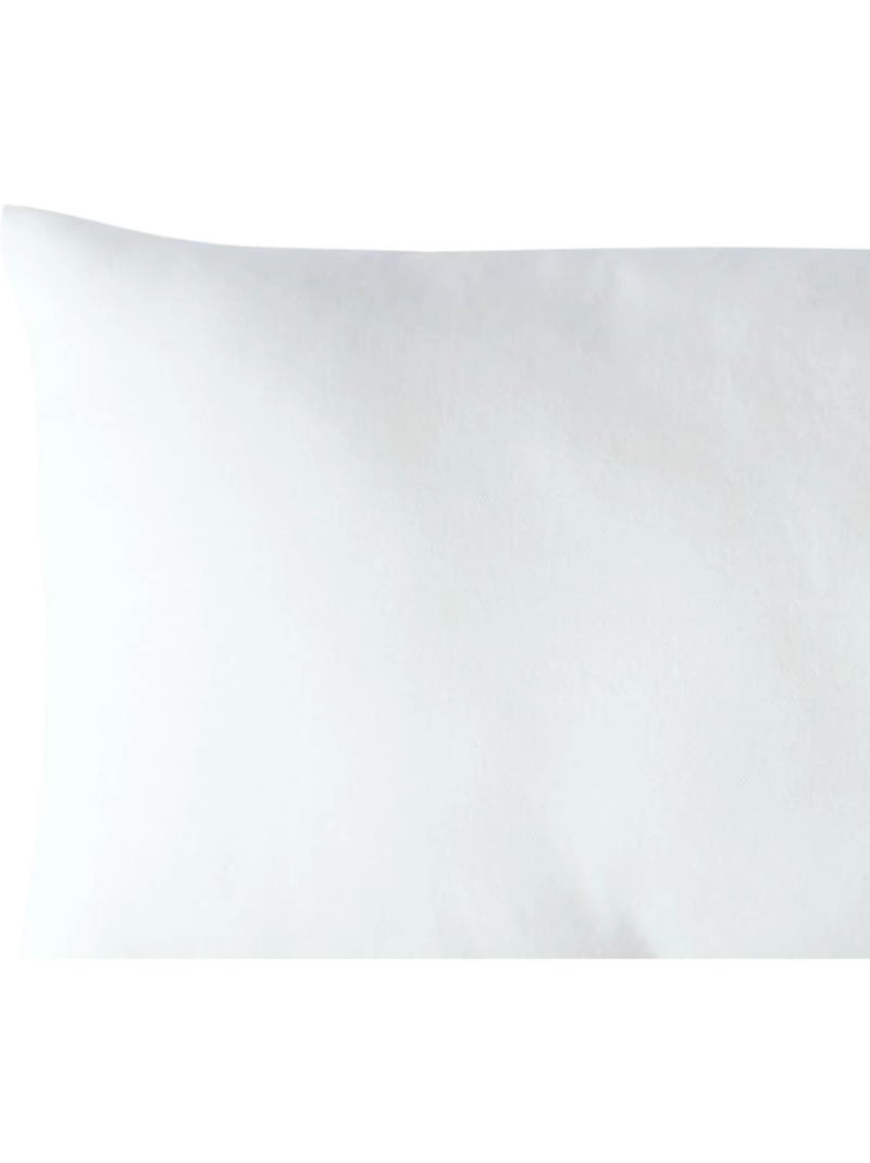 Almofada de algodão liso, sem capa removível Branco - Kiabi