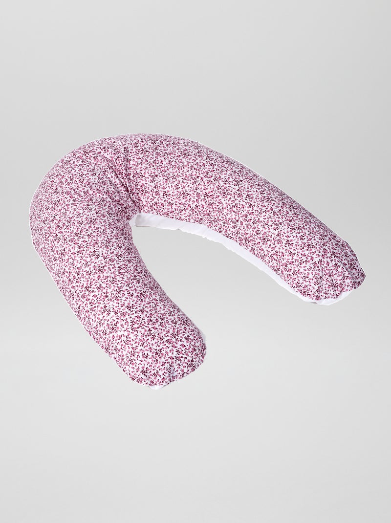 Almofada de amamentação com fronha de retirar Flores - Kiabi