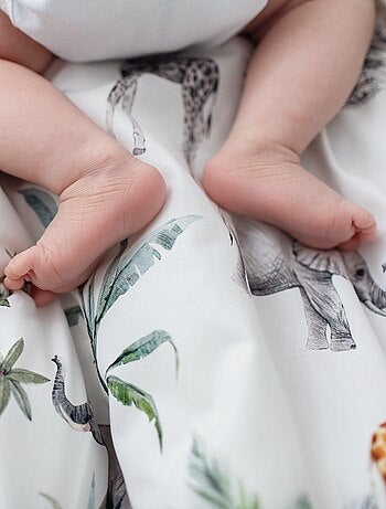 Almofada de amamentação de algodão com capa removível | sevira kids