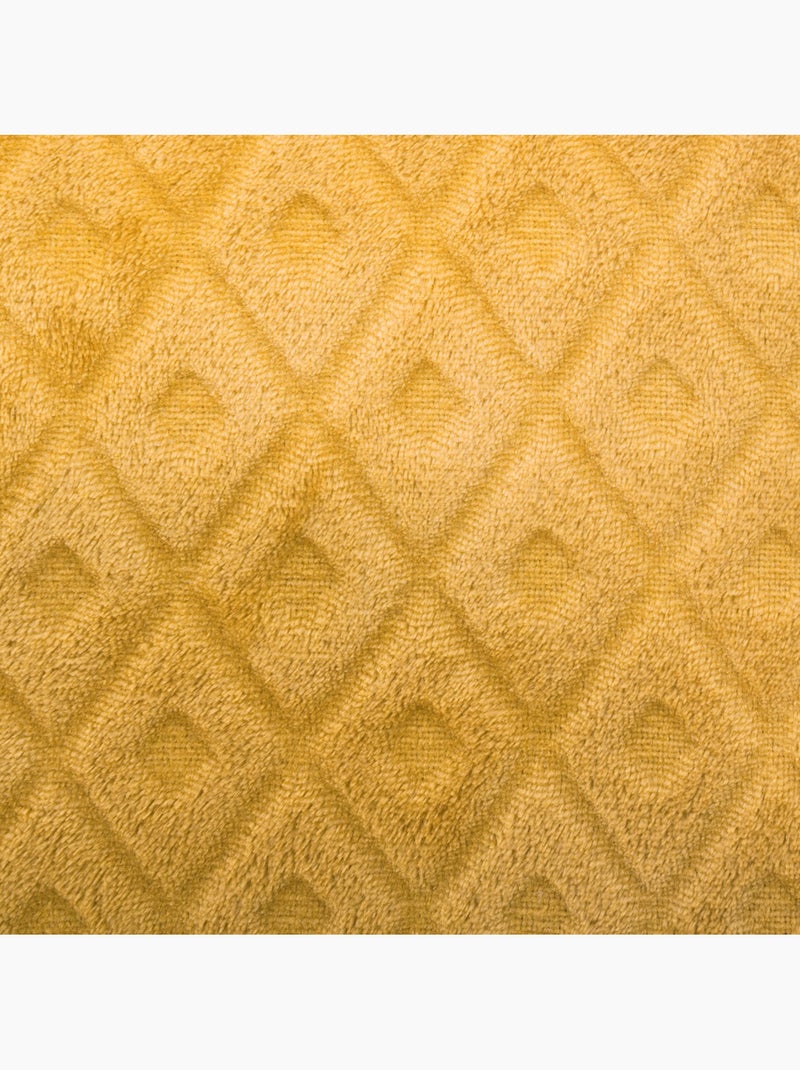 Almofada de flanela com efeito 3d e capa removível Linho - Kiabi