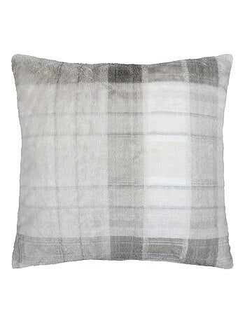 Almofada de imitação de pele tartan