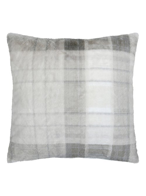 Almofada de imitação de pele tartan - Kiabi Almofada de imitação de pele tartan - Kiabi
