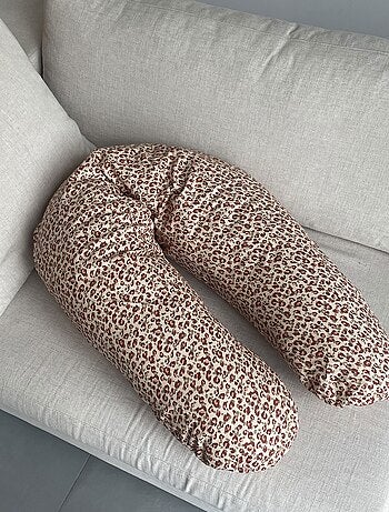 Almofada de maternidade com estampado leopardo