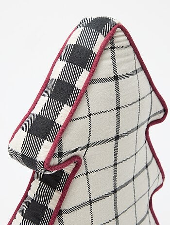 Almofada de Natal em forma de árvore