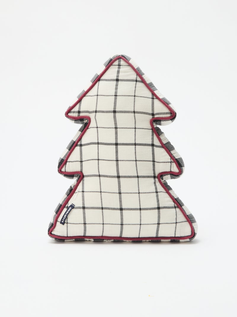 Almofada de Natal em forma de árvore Bege - Kiabi
