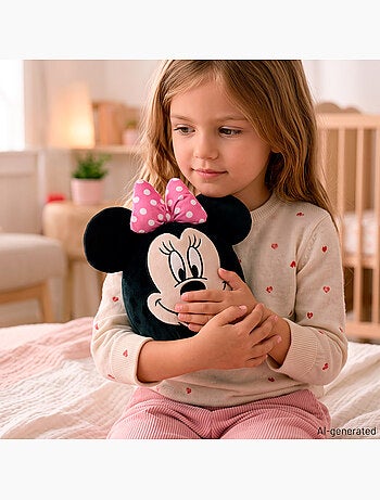 Almofada de pelúcia da minnie mouse, 22 cm + 3 anos
