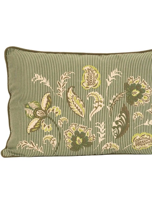 Almofada decorativa em polilinha com motivo floral - Kiabi
