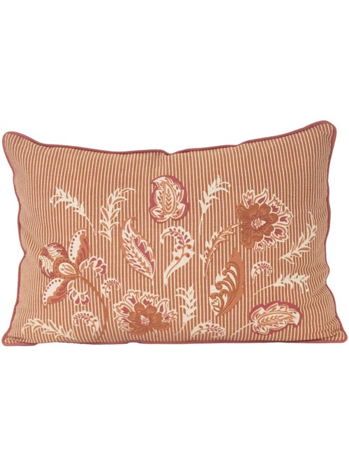 Almofada decorativa em polilinha com motivo floral - Kiabi Almofada decorativa em polilinha com motivo floral - Kiabi