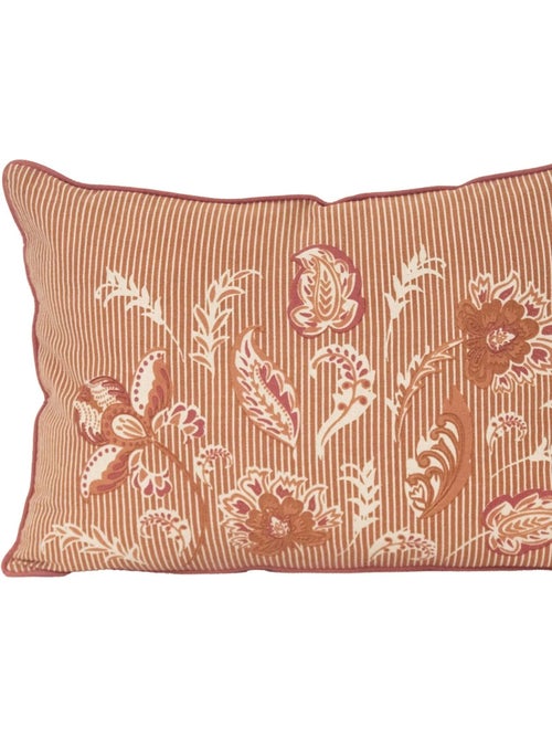 Almofada decorativa em polilinha com motivo floral - Kiabi Almofada decorativa em polilinha com motivo floral - Kiabi
