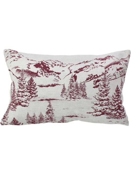 Almofada decorativa estilo montanha com capa amovível - Kiabi