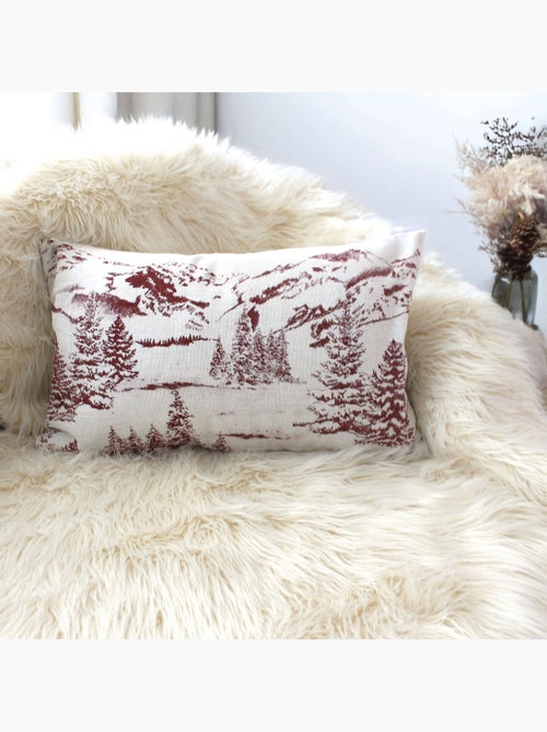 Almofada decorativa estilo montanha com capa amovível - Kiabi