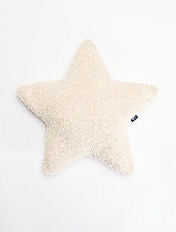 Almofada em forma de estrela em malha bouclé