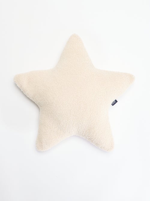 Almofada em forma de estrela em malha bouclé - Kiabi