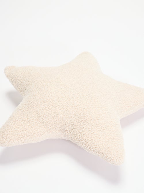 Almofada em forma de estrela em malha bouclé - Kiabi