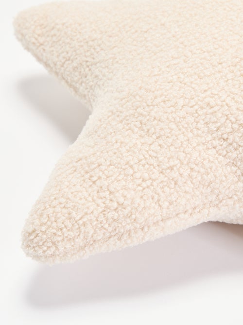 Almofada em forma de estrela em malha bouclé - Kiabi