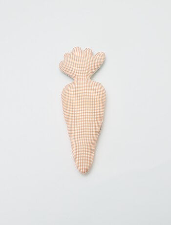 Almofada em forma de frutas e legumes - cenoura